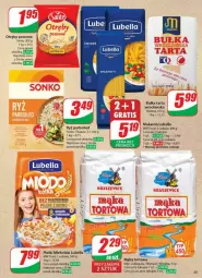 Gazetka promocyjna Dino - Gazetka - ważna od 21.01 do 21.01.2025 - strona 18 - produkty: Piec, Lubella, Makaron, Ryż, Kupiec, Ryż parboiled, Bell, Tarta, Sante, Sonko, Spaghetti, Mąka, Syrop, Młynpol, Bella, Bułka tarta, Woseba, Olej, Bułka, Mąka tortowa, Mleko