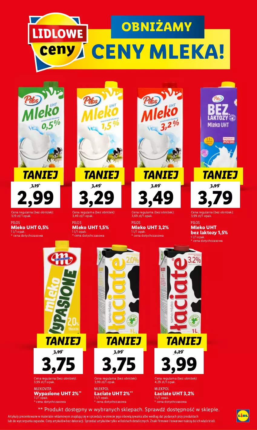 Gazetka promocyjna Lidl - GAZETKA - ważna 25.05 do 27.05.2023 - strona 12 - produkty: Mleko, Mlekovita, Pilos