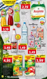 Gazetka promocyjna Lidl - GAZETKA - Gazetka - ważna od 27.05 do 27.05.2023 - strona 30 - produkty: Sok, Ser, Mus, Gra, Oranżada, Hellena, Muszynianka, Smoothie, Limonka, Woda mineralna, Woda, Napój, Olej, Mięta, Magnez, Hortex