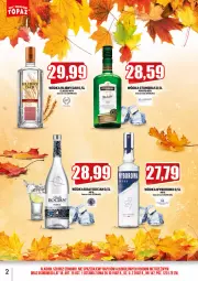 Gazetka promocyjna Topaz - Gazetka - Gazetka - ważna od 30.11 do 30.11.2022 - strona 2 - produkty: Biały Bocian, Wódka, Wyborowa