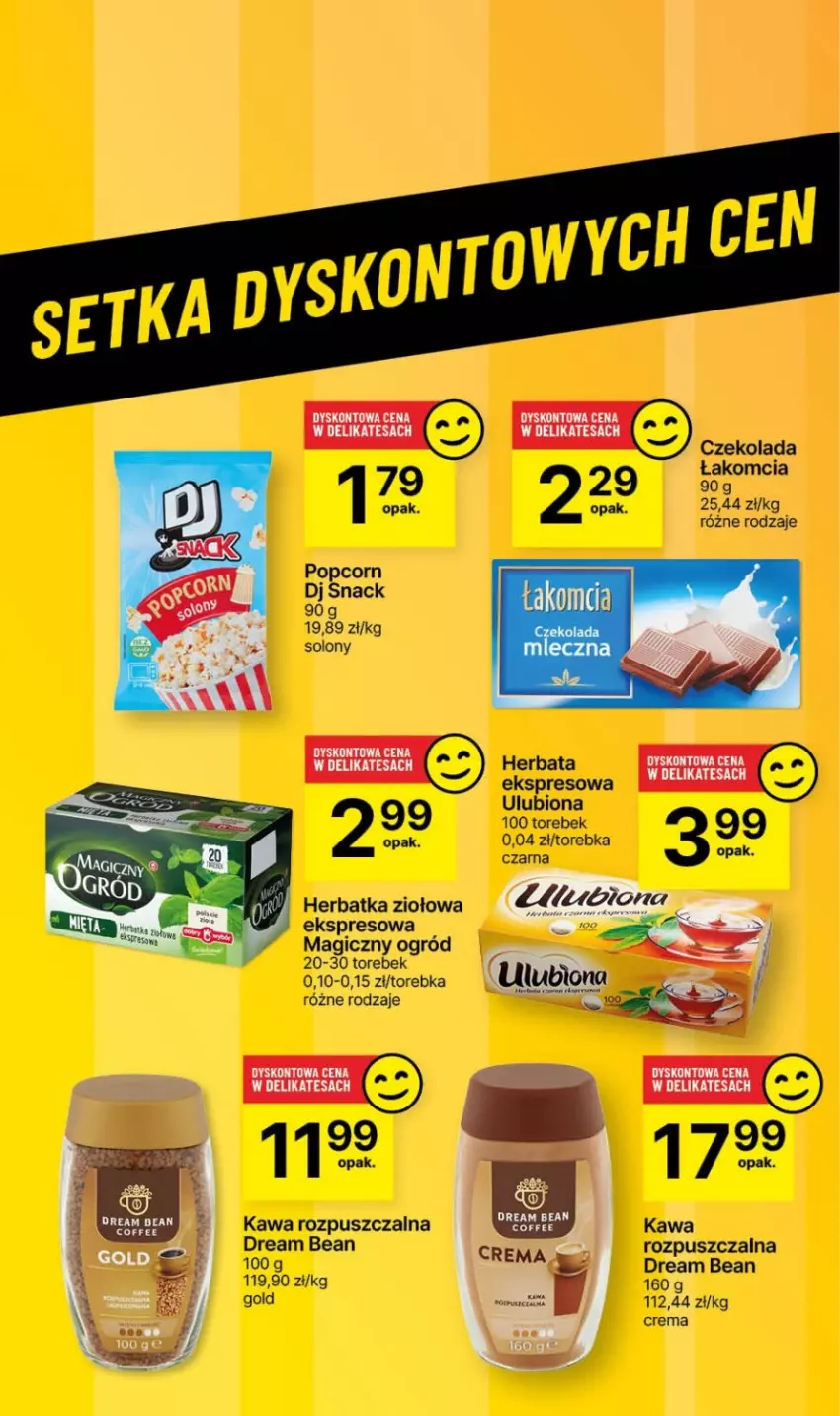 Gazetka promocyjna Delikatesy Centrum - NOWA GAZETKA Delikatesy Centrum od 1 lutego! 1-7.02.2024 - ważna 01.02 do 07.02.2024 - strona 44 - produkty: Czekolada, Herbata, Kawa, Kawa rozpuszczalna, Ogród, Popcorn, Torebka