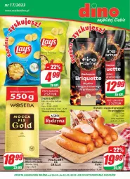 Gazetka promocyjna Dino - Gazetka 17 - Gazetka - ważna od 02.05 do 02.05.2023 - strona 1 - produkty: JBL, Chipsy, Woseba, Grill, Kiełbasa