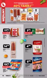 Gazetka promocyjna Netto - Od Poniedziałku - Gazetka - ważna od 19.04 do 19.04.2025 - strona 10 - produkty: Krakus, Sok, Gra, Sokołów, Pasztet, Stół, Szynka, Morliny, Szynka biała, Kiełbasa, Kiełbasa śląska