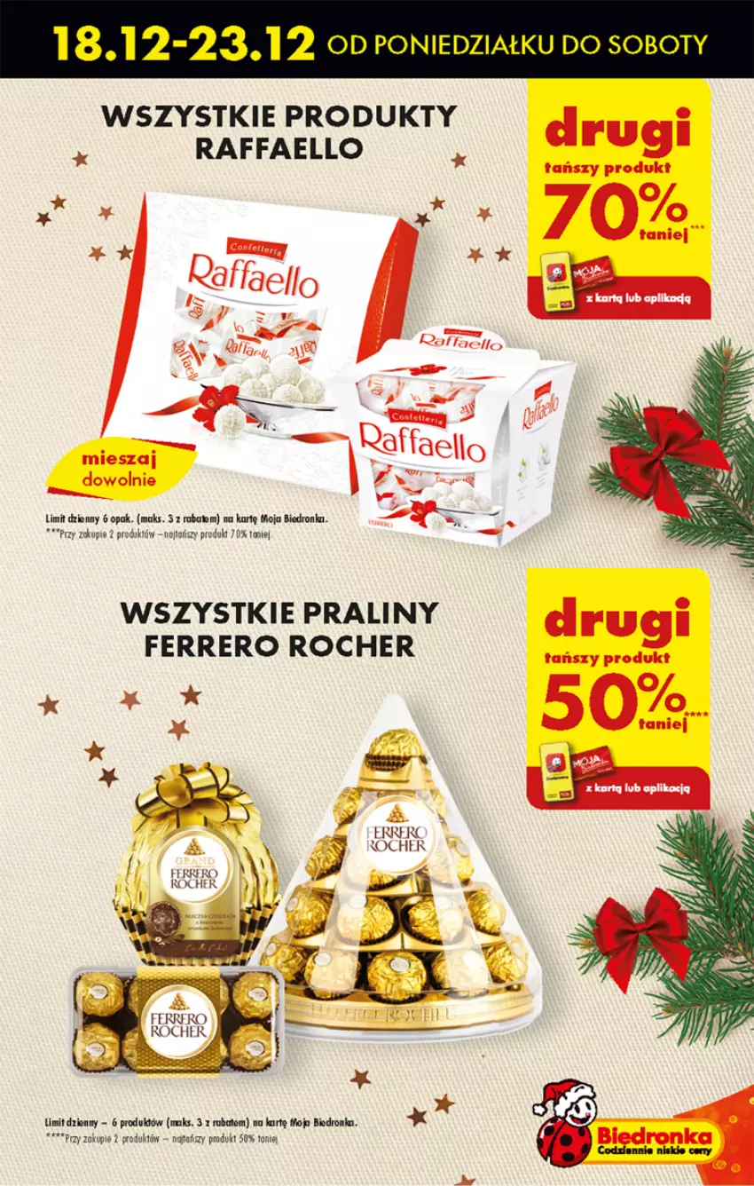 Gazetka promocyjna Biedronka - Od czwartku - ważna 04.01 do 10.01.2024 - strona 15 - produkty: Fa, Ferrero, Ferrero Rocher, Praliny, Raffaello, Robot