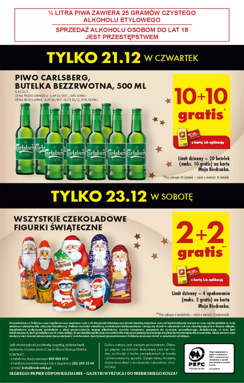 Gazetka promocyjna Biedronka - Od czwartku - ważna 04.01 do 10.01.2024 - strona 68 - produkty: Carlsberg, Fa, Gra, Kaki, Koc, Kosz, Moda, Napoje, Papier, Piwo, Top