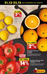 Gazetka promocyjna Biedronka - Od czwartku - Gazetka - ważna od 10.01 do 10.01.2024 - strona 21 - produkty: Ser, Pomarańcze, Deser, Pomidor malinowy, LG