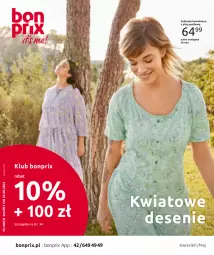 Gazetka promocyjna Bonprix - Wiosna pełna kwiatów - Gazetka - ważna od 22.09 do 22.09.2022 - strona 1 - produkty: Cień, Sukienka