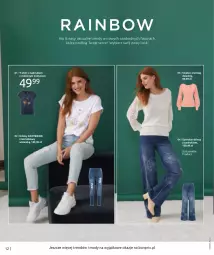 Gazetka promocyjna Bonprix - Wiosna pełna kwiatów - Gazetka - ważna od 22.09 do 22.09.2022 - strona 14 - produkty: Sweter, Ser, T-shirt, Dżinsy, Fa