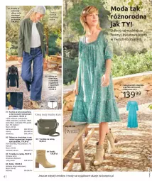 Gazetka promocyjna Bonprix - Wiosna pełna kwiatów - Gazetka - ważna od 22.09 do 22.09.2022 - strona 6 - produkty: Torebka, Sony, Kurtka, Dżinsy, Wełna, Moda, Sukienka, Botki, Fa