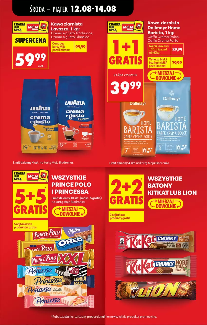 Gazetka promocyjna Biedronka - Od Środy - ważna 12.08 do 14.08.2026 - strona 17 - produkty: Baton, Gra, Lion, Por, Prince Polo, Princessa