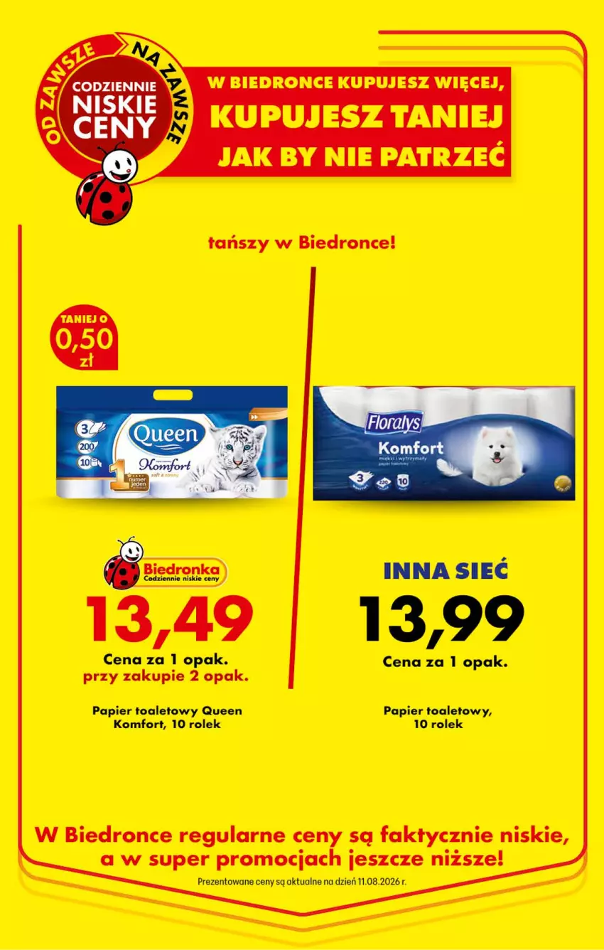 Gazetka promocyjna Biedronka - Od Środy - ważna 12.08 do 14.08.2026 - strona 25 - produkty: Fa, Papier, Papier toaletowy