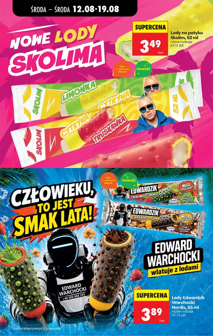 Gazetka promocyjna Biedronka - Od Środy - ważna 12.08 do 14.08.2026 - strona 42 - produkty: Lody