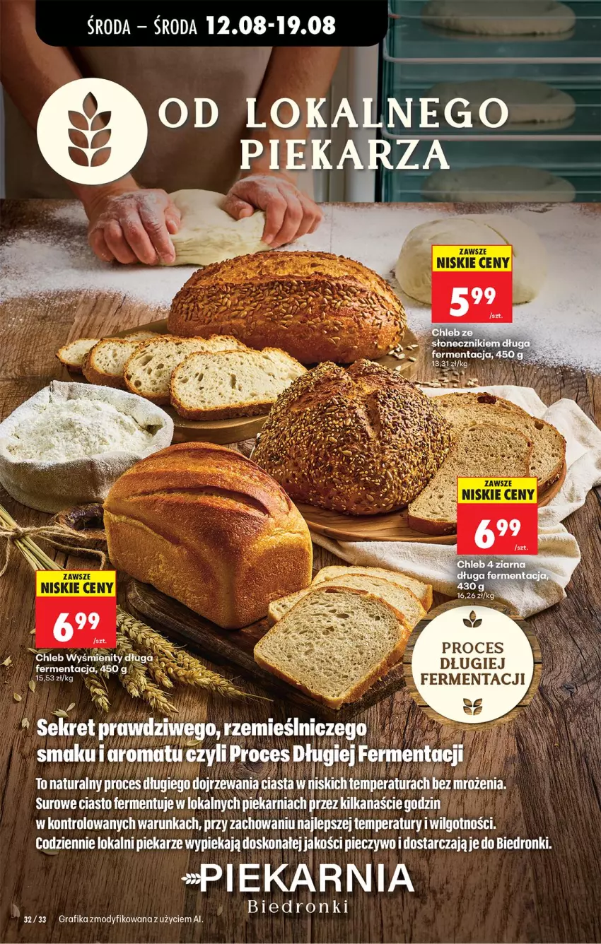 Gazetka promocyjna Biedronka - Od Środy - ważna 12.08 do 14.08.2026 - strona 48 - produkty: Chleb, Gra, Grafika, LG, Piec, Pieczywo