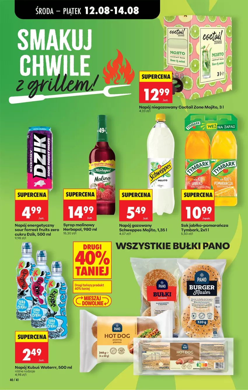 Gazetka promocyjna Biedronka - Od Środy - ważna 12.08 do 14.08.2026 - strona 58 - produkty: Herbapol, Kubuś, Kubuś Waterrr, Napój, Sok, Syrop, Tymbark
