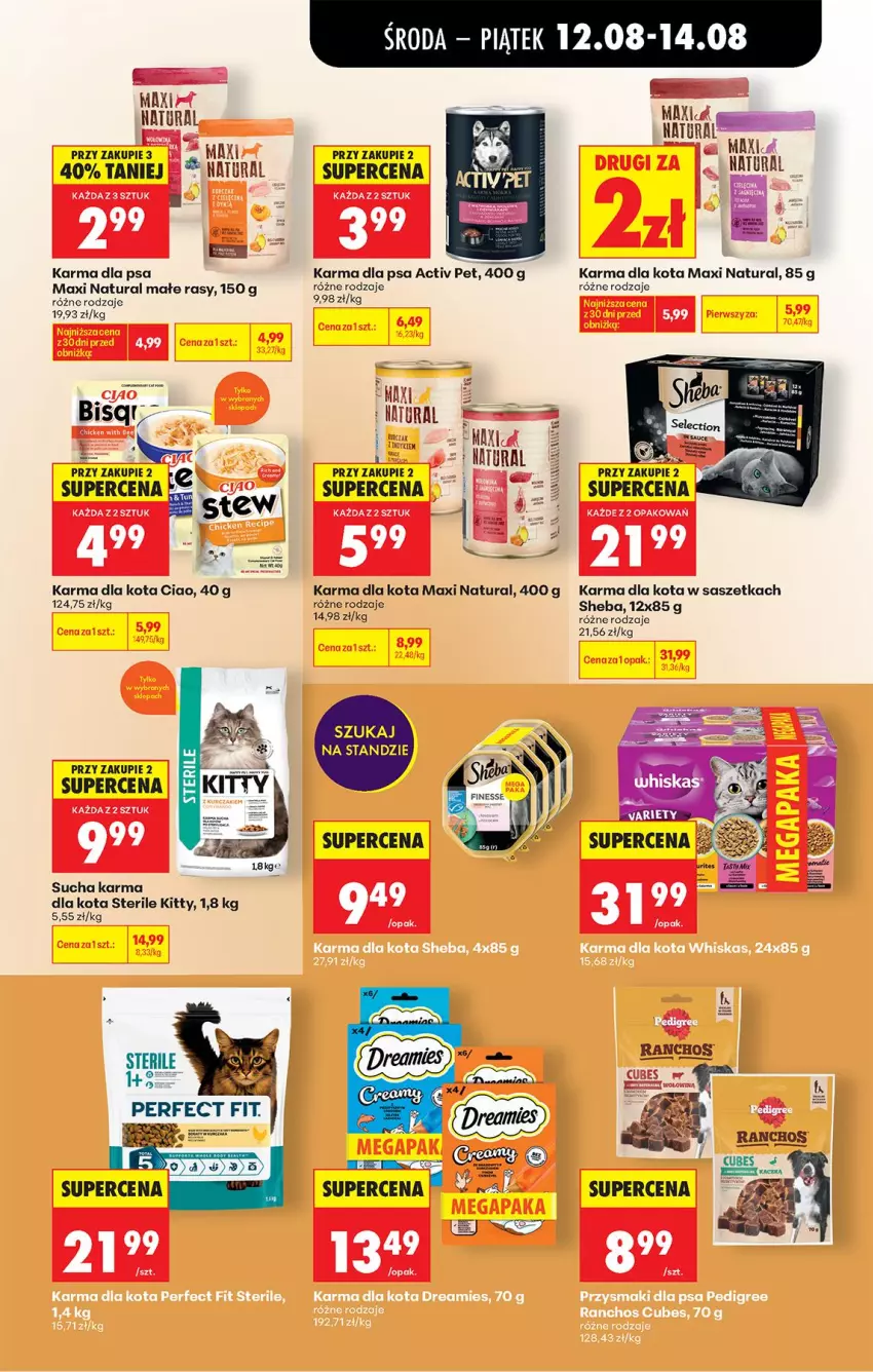 Gazetka promocyjna Biedronka - Od Środy - ważna 12.08 do 14.08.2026 - strona 77 - produkty: Fa, Sheba, Sucha karma