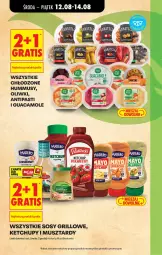Gazetka promocyjna Biedronka - Od Środy - Gazetka - ważna od 14.08 do 14.08.2026 - strona 5 - produkty: Ketchup, Hummus, Sos, Por, Mus, Gra, Amol, Oliwki, Grill
