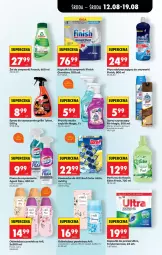 Gazetka promocyjna Biedronka - Od Środy - Gazetka - ważna od 14.08 do 14.08.2026 - strona 71 - produkty: Emulsja, Frosch, Gin, Spray do czyszczenia, Finish, Zawieszka do wc, Bref, Płyn nabłyszczający, Perfum, Tran, Odświeżacz powietrza, Tytan, Płyn do mycia, Zmywarki, Flora, Kapsułki do prania, Grill, Fa