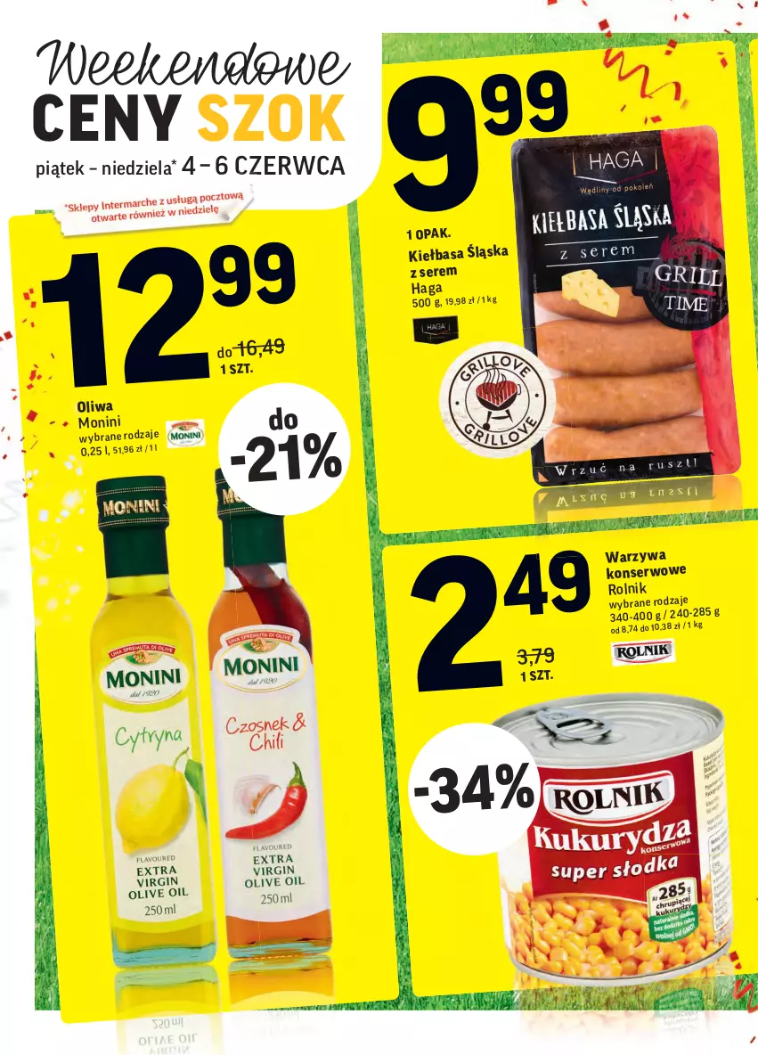 Gazetka promocyjna Intermarche - ważna 01.06 do 07.06.2021 - strona 46 - produkty: Monini, Rolnik, Ser