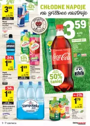 Gazetka promocyjna Intermarche - Gazetka - ważna od 07.06 do 07.06.2021 - strona 19 - produkty: Mus, Red Bull, Napoje, Napój izotoniczny, Tymbark, Fanta, Woda mineralna, Napój niegazowany, Staropolanka, Woda, Grill, Sprite, Napój, Hortex, Fa