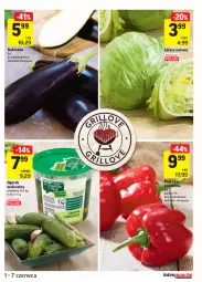 Gazetka promocyjna Intermarche - Gazetka - ważna od 07.06 do 07.06.2021 - strona 25 - produkty: Sałata lodowa, Papryka czerwona, Papryka, Ogórek, Sałat