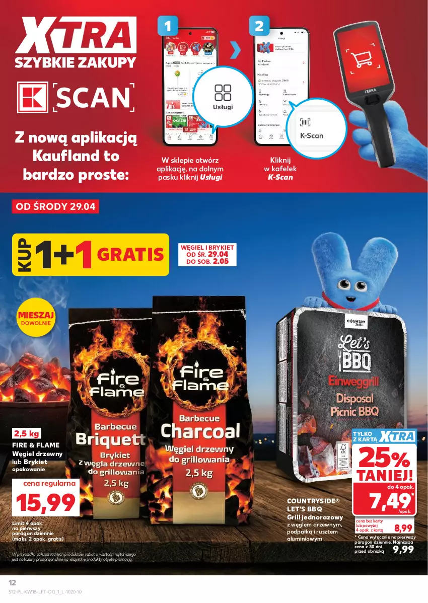 Gazetka promocyjna Kaufland - Gazetka tygodnia - ważna 29.04 do 06.05.2026 - strona 12 - produkty: Gra, Grill, Por, Węgiel drzewny