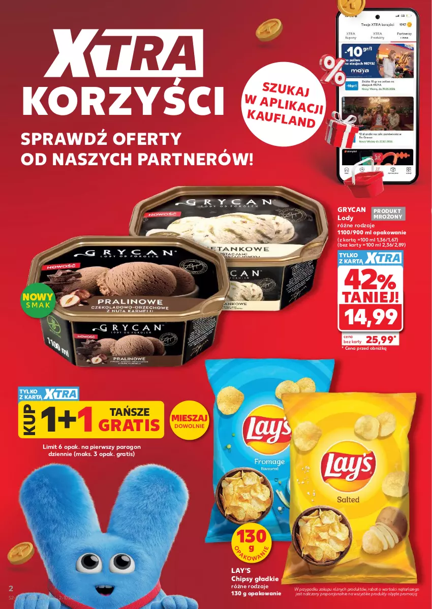 Gazetka promocyjna Kaufland - Gazetka tygodnia - ważna 29.04 do 06.05.2026 - strona 2 - produkty: Chipsy, Gra, Gry, Lay’s, Lody, Por