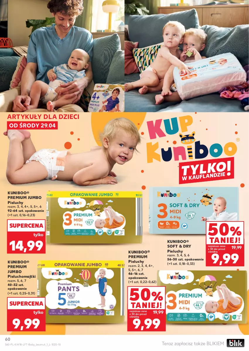 Gazetka promocyjna Kaufland - Gazetka tygodnia - ważna 29.04 do 06.05.2026 - strona 60 - produkty: Dzieci, Majtki, Pieluchomajtki, Pieluchy, Tera