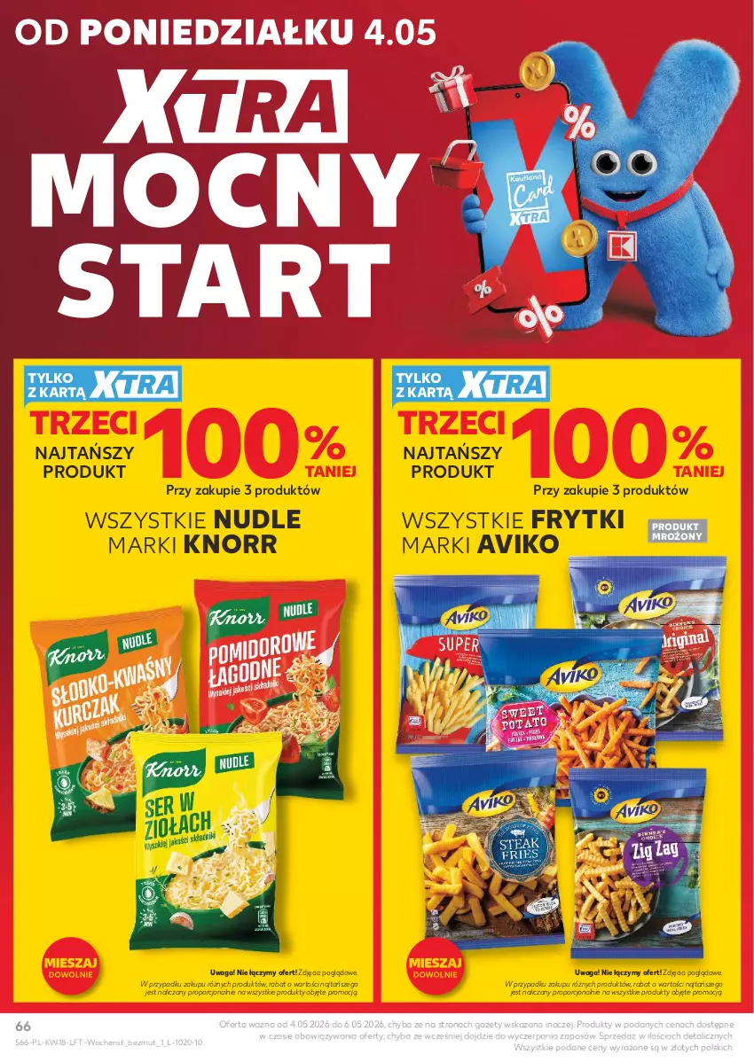 Gazetka promocyjna Kaufland - Gazetka tygodnia - ważna 29.04 do 06.05.2026 - strona 66 - produkty: Frytki, Knorr, Por, Waga