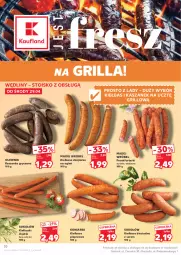 Gazetka promocyjna Kaufland - Gazetka tygodnia - Gazetka - ważna od 06.05 do 06.05.2026 - strona 30 - produkty: Sok, Ser, Gry, Kiełbaski śląskie, Sokołów, Madej Wróbel, Szal, Kosz, Pieprz, Kiełbasa biesiadna, Kaszanka, Frankfurterki, Grill, Kasza, Kiełbasa, Olewnik