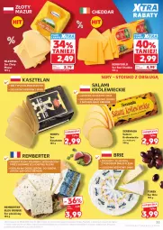 Gazetka promocyjna Kaufland - Gazetka tygodnia - Gazetka - ważna od 06.05 do 06.05.2026 - strona 33 - produkty: Cheddar, Sos, Ser, Por, Salami, Złoty Mazur, Kasztelan, Brie, Ser Kasztelan, Ser pleśniowy