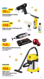 Gazetka promocyjna Castorama - Boże narodzenie, Święta 2022 - Gazetka - ważna od 26.12 do 26.12.2022 - strona 17 - produkty: Zestaw wkrętaków, Odkurzacz, Pistolet klejowy, Myjka do okien, Klej, Wkręt, Pistolet, Szlifierka, Hobby