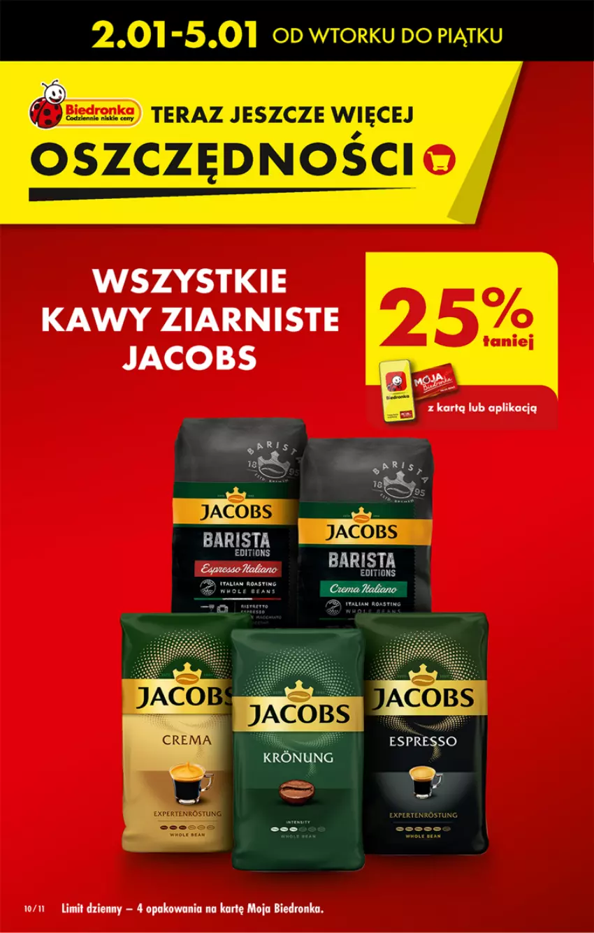 Gazetka promocyjna Biedronka - Od wtorku - ważna 02.01 do 05.01.2024 - strona 10 - produkty: Jacobs, Tera