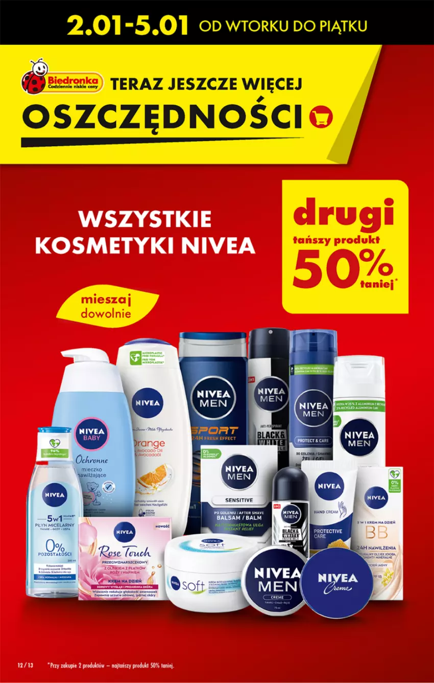 Gazetka promocyjna Biedronka - Od wtorku - ważna 02.01 do 05.01.2024 - strona 12 - produkty: Fa, Płyn micelarny, Salami, Tera