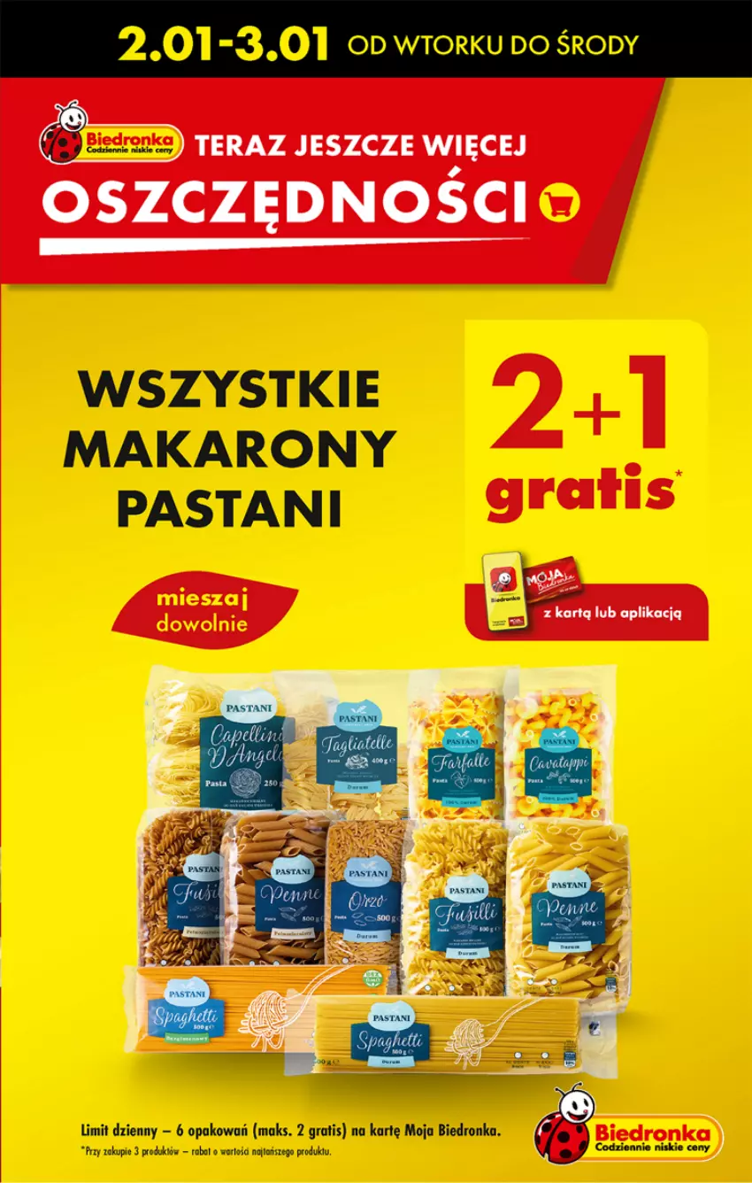 Gazetka promocyjna Biedronka - Od wtorku - ważna 02.01 do 05.01.2024 - strona 9 - produkty: Gra, Makaron, Tera