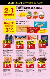 Gazetka promocyjna Biedronka - Od wtorku - Gazetka - ważna od 05.01 do 05.01.2024 - strona 41 - produkty: Por, Mus, Orzeszki, Cukier, Bonitki, Wawel, Wafle, 7 Days, Grześki, Galaretki, Rurki, Rodzynki, Delicje, Cukierki, Gala, Kakao, Lanki, Kinder, LG