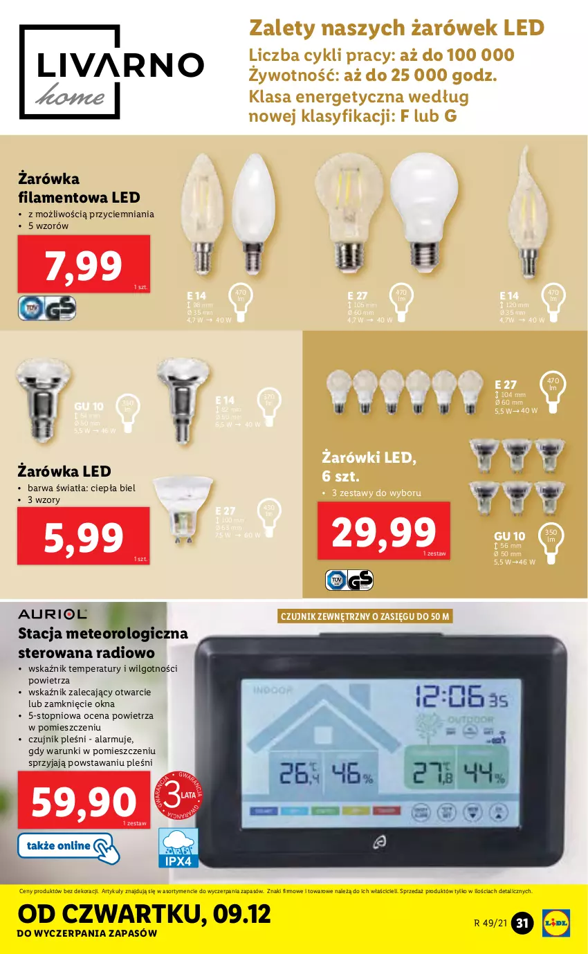 Gazetka promocyjna Lidl - GAZETKA - ważna 06.12 do 12.12.2021 - strona 31