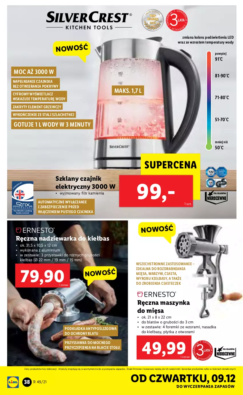 Gazetka promocyjna Lidl - GAZETKA - ważna 06.12 do 12.12.2021 - strona 38