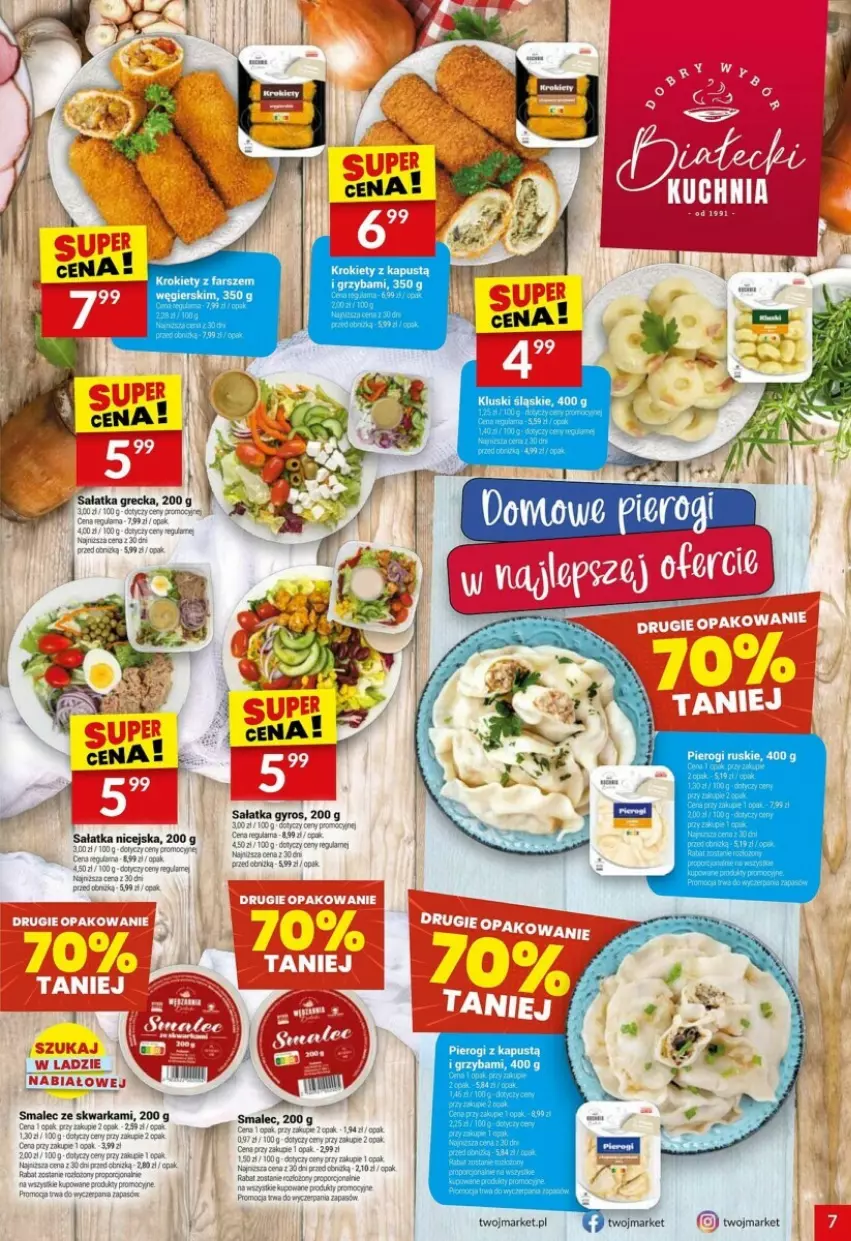 Gazetka promocyjna Twoj Market - ważna 13.11 do 19.11.2024 - strona 33 - produkty: Gyros, Kapustą, Pierogi, Sałat, Sałatka