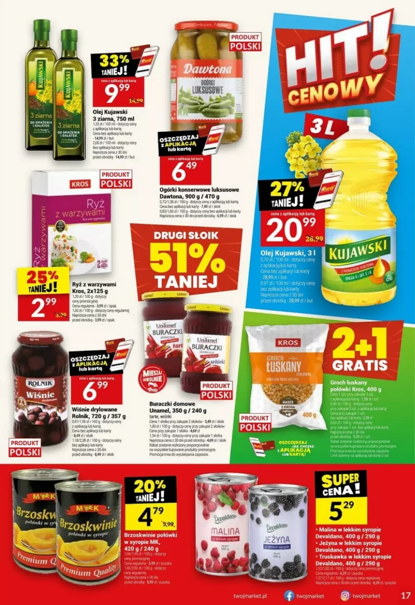 Gazetka promocyjna Twoj Market - ważna 13.11 do 19.11.2024 - strona 9 - produkty: Kujawski, Olej, Rolnik, Ryż, Warzywa