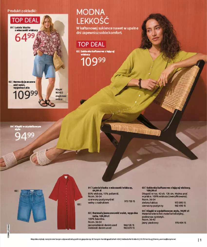 Gazetka promocyjna Bonprix - GOTOWA NA LATO? - ważna 04.05 do 31.05.2026 - strona 3 - produkty: Fa, Gra, Klapki, Koc