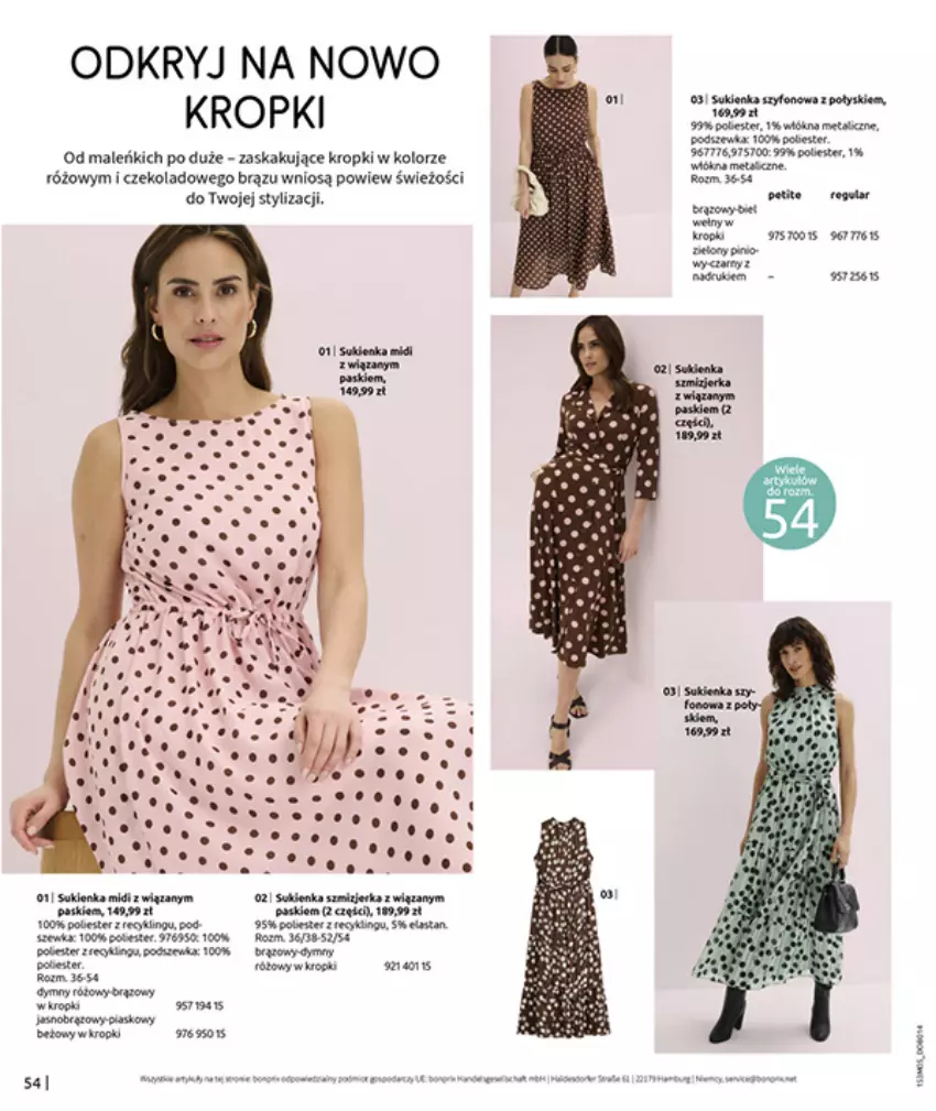 Gazetka promocyjna Bonprix - GOTOWA NA LATO? - ważna 04.05 do 31.05.2026 - strona 56 - produkty: Fa, Por, Sukienka