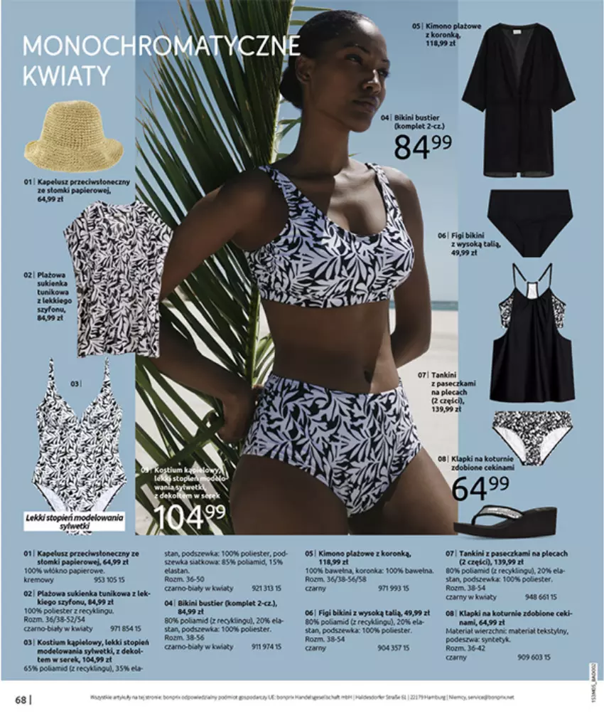 Gazetka promocyjna Bonprix - GOTOWA NA LATO? - ważna 04.05 do 31.05.2026 - strona 70 - produkty: Bikini, Figi, Klapki, Okno, Papier, Sukienka, Tera