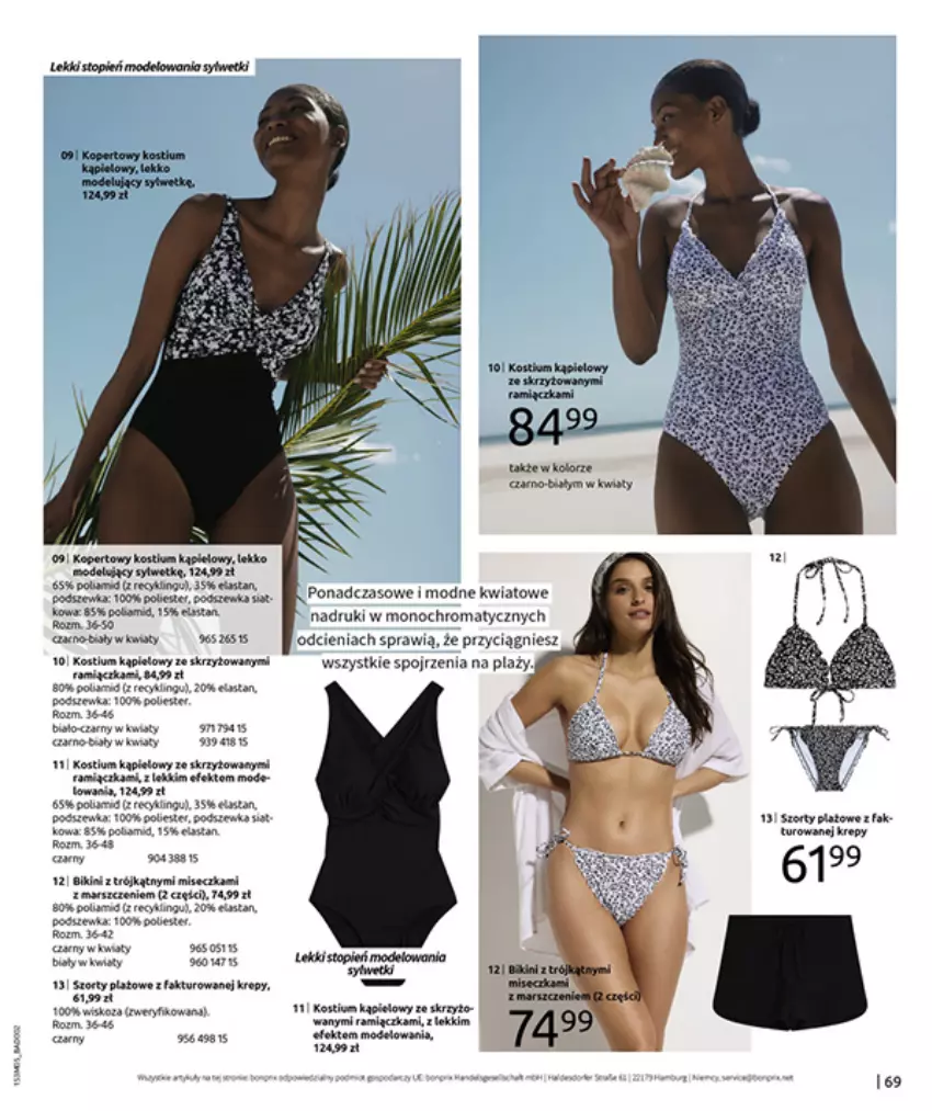 Gazetka promocyjna Bonprix - GOTOWA NA LATO? - ważna 04.05 do 31.05.2026 - strona 71 - produkty: Bikini, Fa, Gra, Halo, K2, Kiwi, Koc, Kostium, Por, Szorty, Wasa