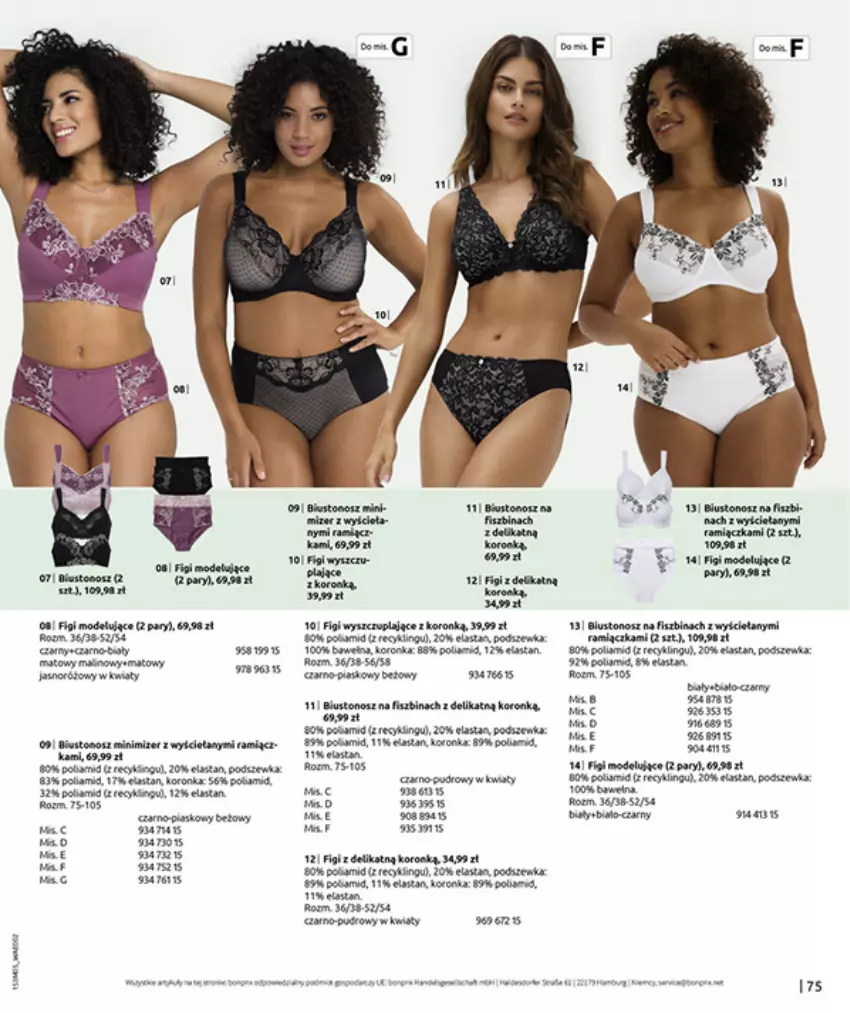 Gazetka promocyjna Bonprix - GOTOWA NA LATO? - ważna 04.05 do 31.05.2026 - strona 77 - produkty: Biustonosz, Figi, Gra, Noż