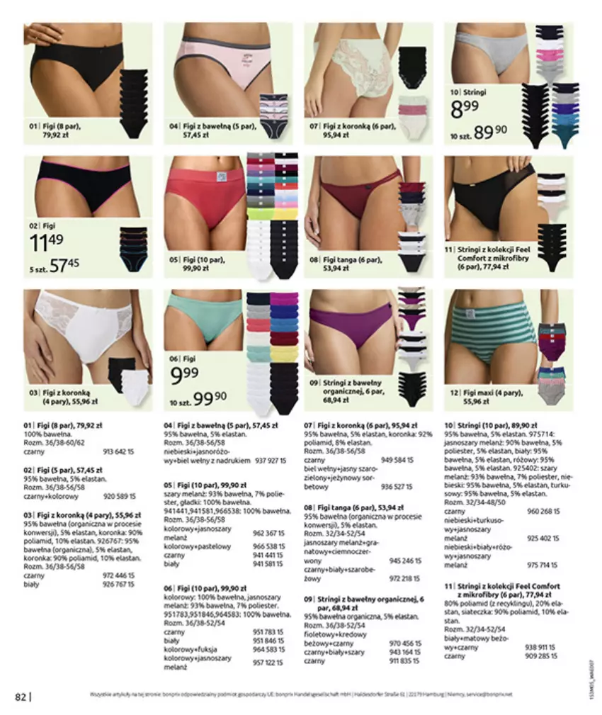 Gazetka promocyjna Bonprix - GOTOWA NA LATO? - ważna 04.05 do 31.05.2026 - strona 84 - produkty: Fa, Figi, Gin, Koc, LG, Ser, Stringi, Wełna
