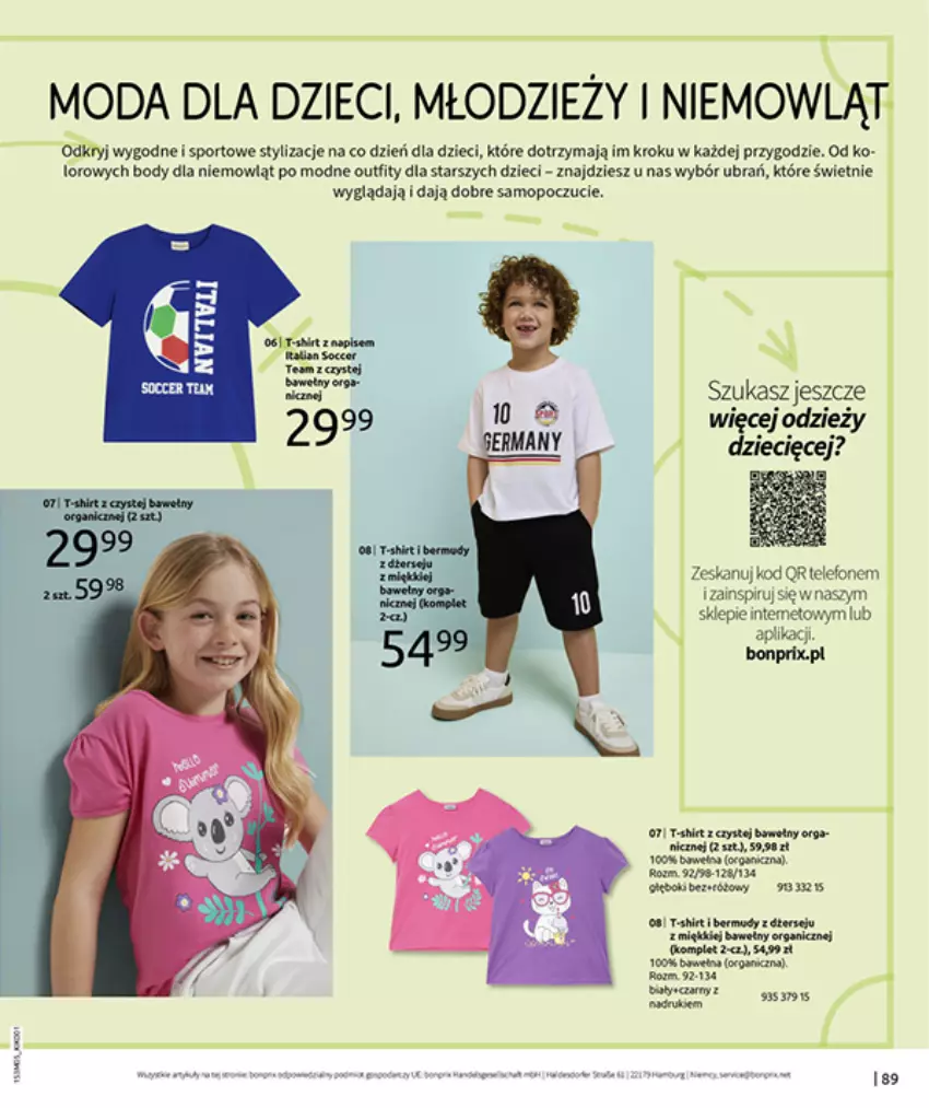 Gazetka promocyjna Bonprix - GOTOWA NA LATO? - ważna 04.05 do 31.05.2026 - strona 91 - produkty: Body, Dzieci, Moda, Mop, Por, Sport, Telefon