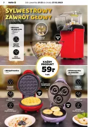 Gazetka promocyjna Netto - Akcesoria i dodatki - Gazetka - ważna od 27.12 do 27.12.2023 - strona 8 - produkty: Gofrownica, Pojemnik, Szynka, Silan, Rolki, Popcorn, Szyna, Maszynka, Donut, Masło