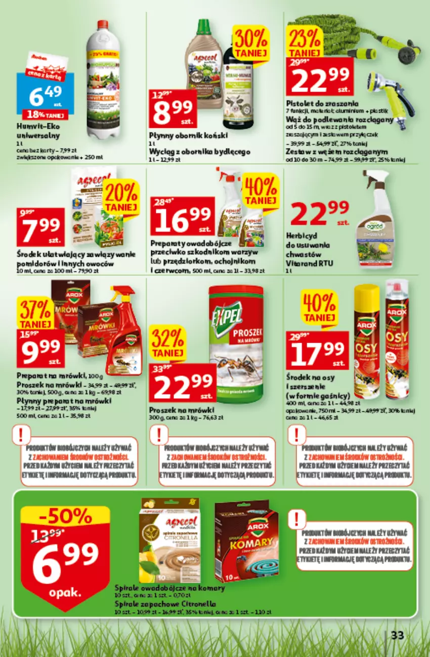 Gazetka promocyjna Auchan - Gazetka Czas na wypoczynek Hipermarket Auchan - ważna 09.06 do 14.06.2023 - strona 33 - produkty: Pistolet