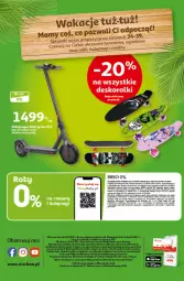 Gazetka promocyjna Auchan - Gazetka Czas na wypoczynek Hipermarket Auchan - Gazetka - ważna od 14.06 do 14.06.2023 - strona 40 - produkty: Ryż, Por, Rower, Rolki, Fa