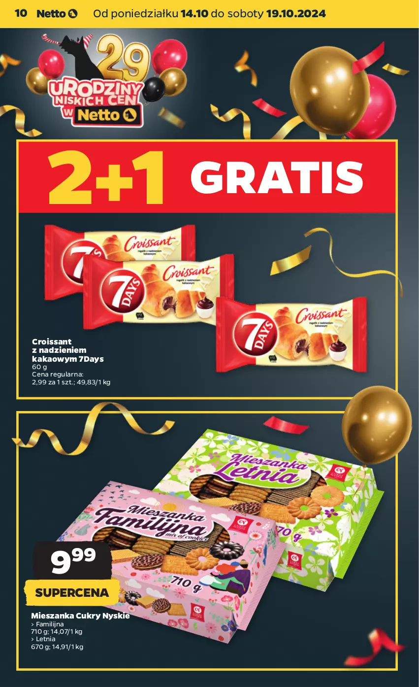 Gazetka promocyjna Netto - Netto Gazetka Food 42/24A - ważna 14.10 do 19.10.2024 - strona 10 - produkty: Croissant, Fa, Gra, Kakao